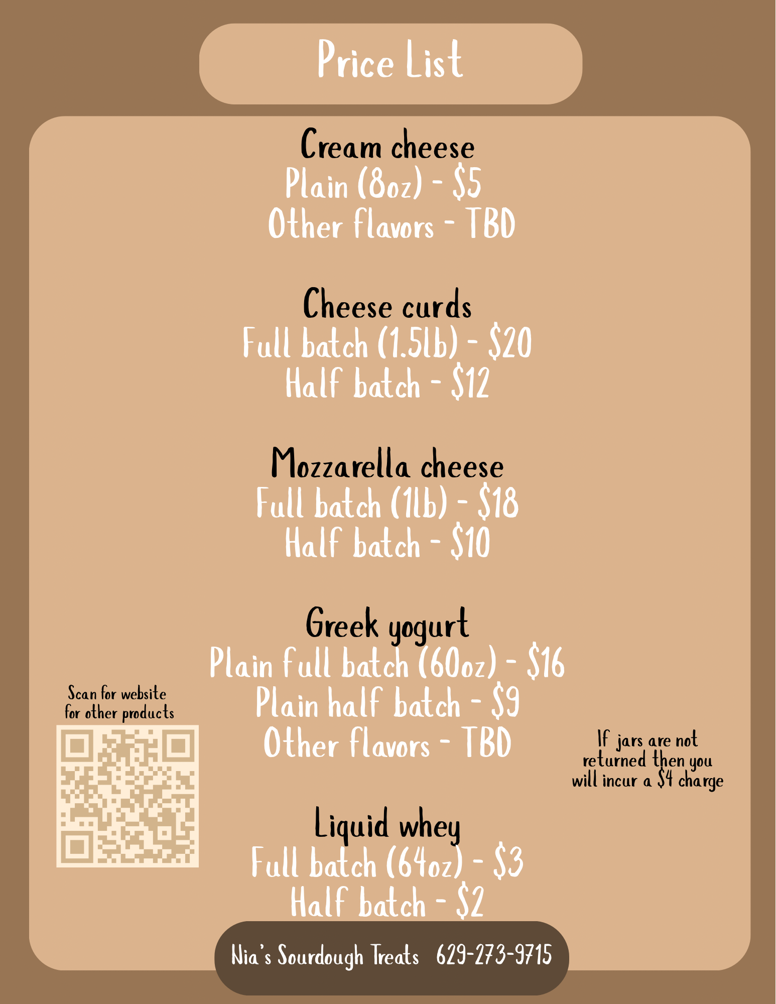 Dairy products